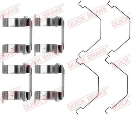Accessory Kit, disc brake pad